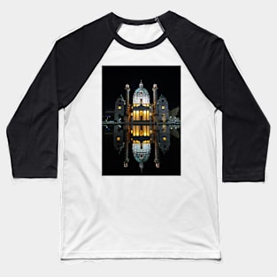 Karlskirche at night Baseball T-Shirt